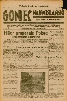 Goniec Nadwiślański: Głos Pomorski: Niezależne pismo poranne, poświęcone sprawom stanu średniego 1933.11.17 Nr265