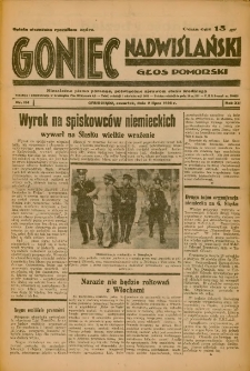 Goniec Nadwiślański: Głos Pomorski: Niezależne pismo poranne, poświęcone sprawom stanu średniego 1936.07.02 R.12 Nr151