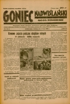 Goniec Nadwiślański: Głos Pomorski: Niezależne pismo poranne, poświęcone sprawom stanu średniego 1936.07.05 R.12 Nr154