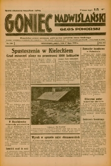 Goniec Nadwiślański: Głos Pomorski: Niezależne pismo poranne, poświęcone sprawom stanu średniego 1936.07.17 R.12 Nr164