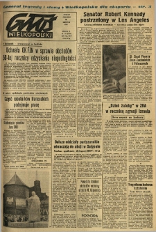 Głos Wielkopolski. 1968.06.06 R.24 nr134 Wyd.A