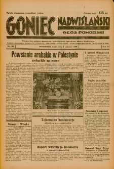 Goniec Nadwiślański: Głos Pomorski: Niezależne pismo poranne, poświęcone sprawom stanu średniego 1936.08.05 R.12 Nr180