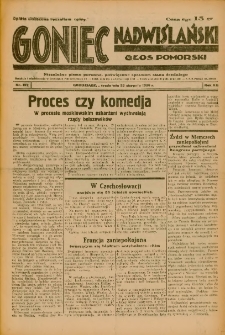 Goniec Nadwiślański: Głos Pomorski: Niezależne pismo poranne, poświęcone sprawom stanu średniego 1936.08.26 R.12 Nr197