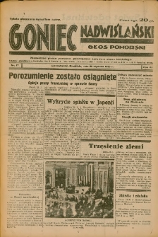 Goniec Nadwiślański: Głos Pomorski: Niezależne pismo poranne, poświęcone sprawom stanu średniego 1935.01.20 R.11 Nr17