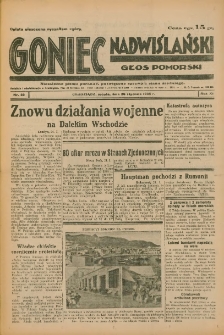 Goniec Nadwiślański: Głos Pomorski: Niezależne pismo poranne, poświęcone sprawom stanu średniego 1935.01.26 R.11 Nr22