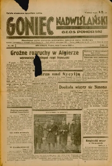 Goniec Nadwiślański: Głos Pomorski: Niezależne pismo poranne, poświęcone sprawom stanu średniego 1935.03.01 R.11 Nr50