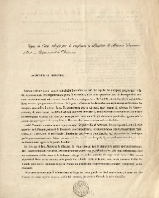 Copie de l'acte adress&eacute; par les soussign&eacute;s &agrave; Monsieur le Ministre Secretaire d'&eacute;tat au D&eacute;partement de l'Int&eacute;rieur