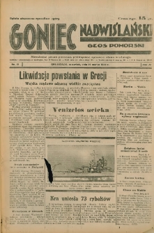 Goniec Nadwiślański: Głos Pomorski: Niezależne pismo poranne, poświęcone sprawom stanu średniego 1935.03.14 R.11 Nr61
