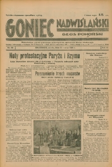 Goniec Nadwiślański: Głos Pomorski: Niezależne pismo poranne, poświęcone sprawom stanu średniego 1935.03.23 R.11 Nr69