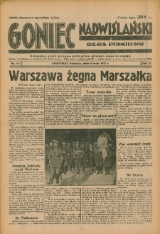 Goniec Nadwiślański: Głos Pomorski: Niezależne pismo poranne, poświęcone sprawom stanu średniego 1935.05.19 R.11 Nr116