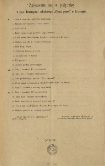 Zgłoszenie się o pożyczkę w kasie towarzystwa zaliczkowego "Własna Pomoc" w Krasiczynie