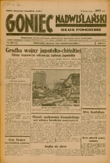 Goniec Nadwiślański: Głos Pomorski: Niezależne pismo poranne, poświęcone sprawom stanu średniego 1936.10.04 R.12 Nr231A