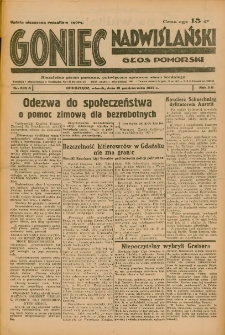 Goniec Nadwiślański: Głos Pomorski: Niezależne pismo poranne, poświęcone sprawom stanu średniego 1936.10.13 R.12 Nr238A