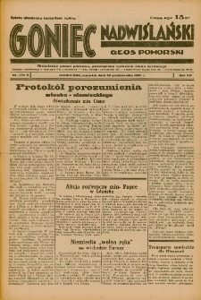 Goniec Nadwiślański: Głos Pomorski: Niezależne pismo poranne, poświęcone sprawom stanu średniego 1936.10.29 R.12 Nr252A