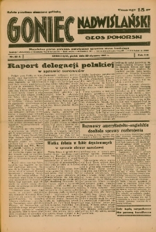 Goniec Nadwiślański: Głos Pomorski: Niezależne pismo poranne, poświęcone sprawom stanu średniego 1937.01.29 R.13 Nr23A