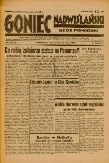 Goniec Nadwiślański: Głos Pomorski: Niezależne pismo poranne, poświęcone sprawom stanu średniego 1937.02.24 R.13 Nr45A