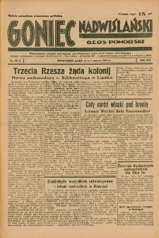 Goniec Nadwiślański: Głos Pomorski: Niezależne pismo poranne, poświęcone sprawom stanu średniego 1937.03.05 R.13 Nr52A