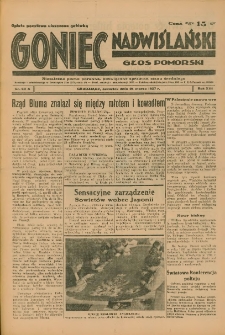 Goniec Nadwiślański: Głos Pomorski: Niezależne pismo poranne, poświęcone sprawom stanu średniego 1937.03.25 R.13 Nr69A