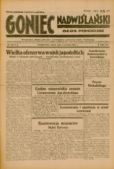 Goniec Nadwiślański: Głos Pomorski: Niezależne pismo poranne, poświęcone sprawom stanu średniego 1937.09.04 R.13 Nr203A