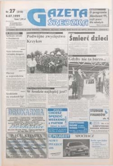 Gazeta Średzka 1999.07.08 Nr27(210)