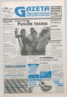 Gazeta Średzka 1999.09.09 Nr36(219)