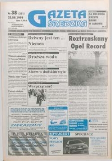Gazeta Średzka 1999.09.23 Nr38(221)