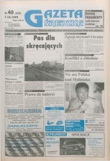 Gazeta Średzka 1999.10.07 Nr40(223)
