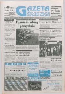 Gazeta Średzka 1999.11.11 Nr45(228)