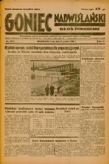 Goniec Nadwiślański: Głos Pomorski: Niezależne pismo poranne, poświęcone sprawom stanu średniego 1935.12.18 R.11 Nr292