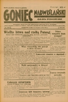 Goniec Nadwiślański: Głos Pomorski: Niezależne pismo poranne, poświęcone sprawom stanu średniego 1937.10.13 R.13 Nr236A