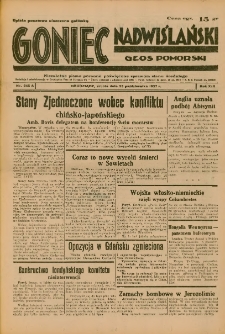 Goniec Nadwiślański: Głos Pomorski: Niezależne pismo poranne, poświęcone sprawom stanu średniego 1937.10.23 R.13 Nr245A