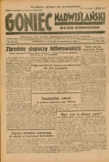 Goniec Nadwiślański: Głos Pomorski: Niezależne pismo poranne, poświęcone sprawom stanu średniego 1937.10.24 R.13 Nr246A