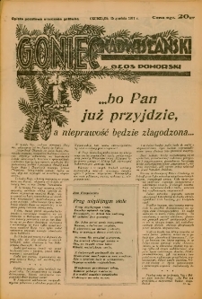 Goniec Nadwiślański: Głos Pomorski: Niezależne pismo poranne, poświęcone sprawom stanu średniego 1937.12.25 R.13 Nr297A