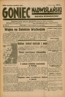 Goniec Nadwiślański: Głos Pomorski: Niezależne pismo poranne, poświęcone sprawom stanu średniego 1934.08.12 R.10 Nr183