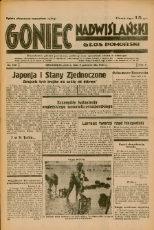 Goniec Nadwiślański: Głos Pomorski: Niezależne pismo poranne, poświęcone sprawom stanu średniego 1934.10.05 R.10 Nr228