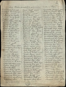 Lista Polak&oacute;w zamieszkałych według wiadomości Komitetu w Paryżu