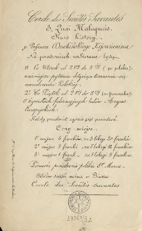 [Zawiadomienie Inc.:] " Kurs historyi p. Profesora Duchińskiego Kijowianina na posiedzeniach rozbierane będą ..."