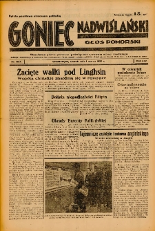 Goniec Nadwiślański: Głos Pomorski: Niezależne pismo poranne, poświęcone sprawom stanu średniego 1938.03.01 R.14 Nr49A