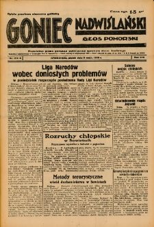 Goniec Nadwiślański: Głos Pomorski: Niezależne pismo poranne, poświęcone sprawom stanu średniego 1938.05.06 R.14 Nr104A