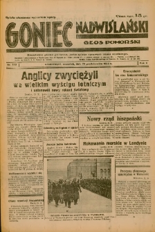 Goniec Nadwiślański: Głos Pomorski: Niezależne pismo poranne, poświęcone sprawom stanu średniego 1934.10.25 R.10 Nr245
