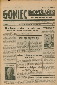 Goniec Nadwiślański: Głos Pomorski: Niezależne pismo poranne, poświęcone sprawom stanu średniego 1934.12.23 R.10 Nr294