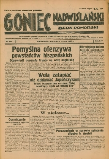 Goniec Nadwiślański: Głos Pomorski: Niezależne pismo poranne, poświęcone sprawom stanu średniego 1938.07.05 R.14 Nr151A