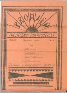 Promień 1928.04 R.3 Nr8