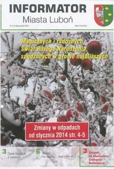 Informator Miasta Luboń 2013.12 Nr12(168)
