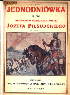 Jednodni&oacute;wka ku czci pierwszego Marszałka Polski J&oacute;zefa Piłsudskiego
