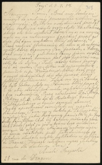 List od Rzepeckiej Anieli