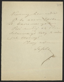 List od Sefelsa Soldenhoffa