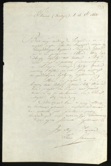 Listy od Szulczewskiego Feliksa