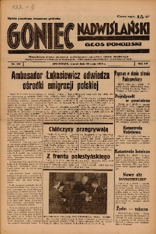 Goniec Nadwiślański: Głos Pomorski: Niezależne pismo poranne, poświęcone sprawom stanu średniego 1939.05.30 R.15 Nr123