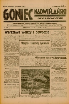 Goniec Nadwiślański: Głos Pomorski: Niezależne pismo poranne, poświęcone sprawom stanu średniego 1934.07.24 R.10 Nr166